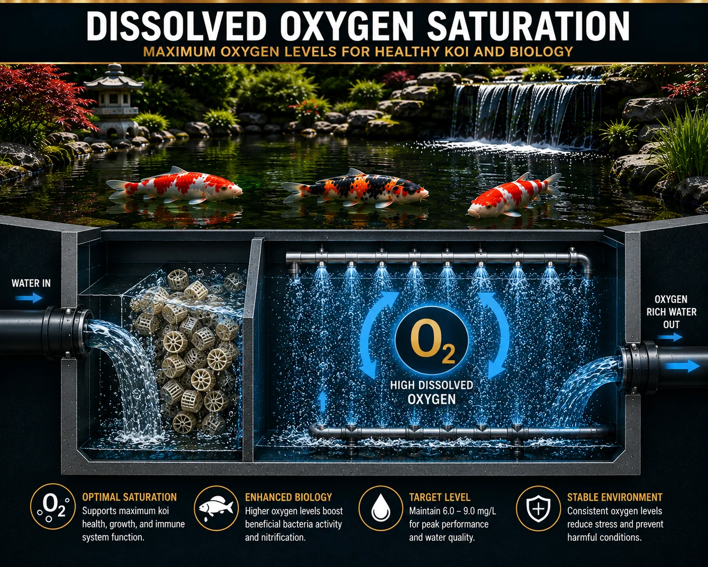 Dissolved Oxygen Saturation Temperature Curves and Henry's Law