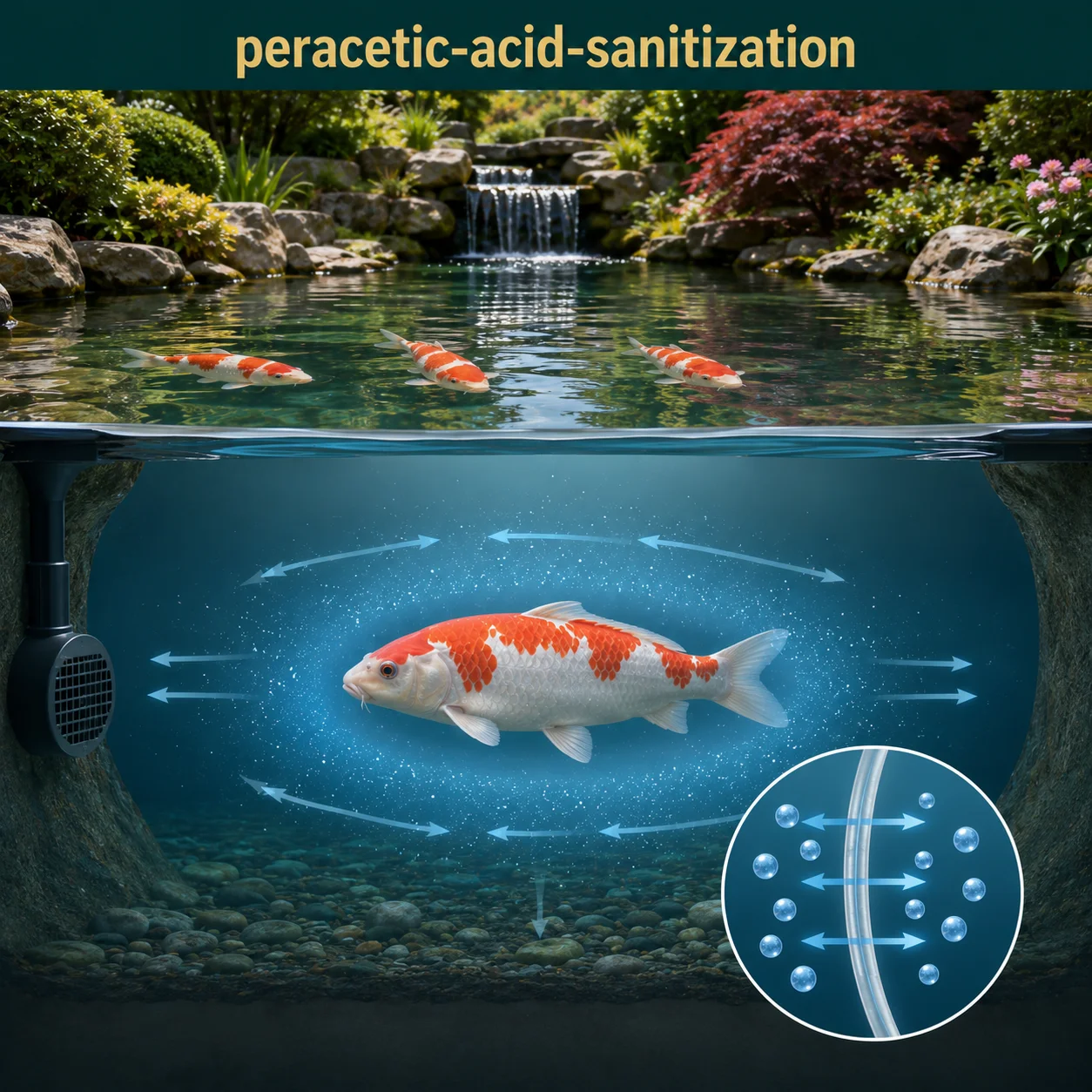 Peracetic acid system sanitization kinetics and decomposition timelines